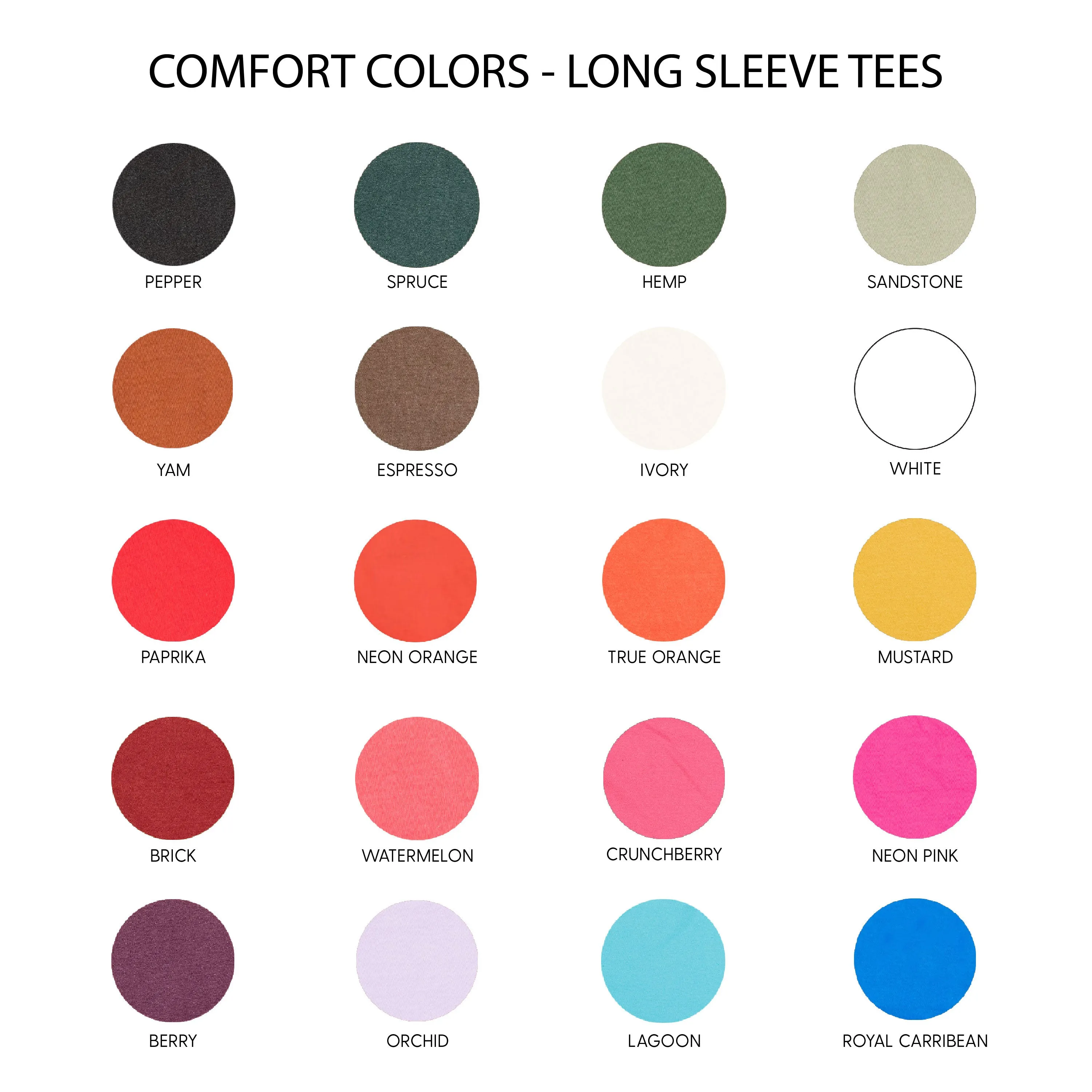 Happy Fall Y'all - LONG SLEEVE COMFORT COLORS TEE