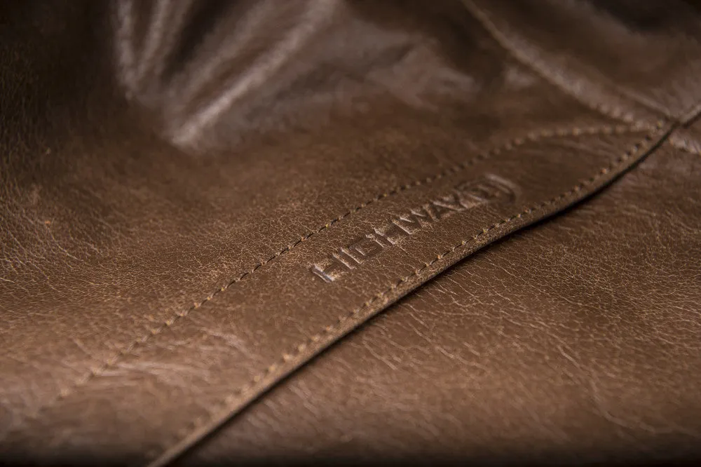 Highway 21 Primer Leather Motorcycle Jacket