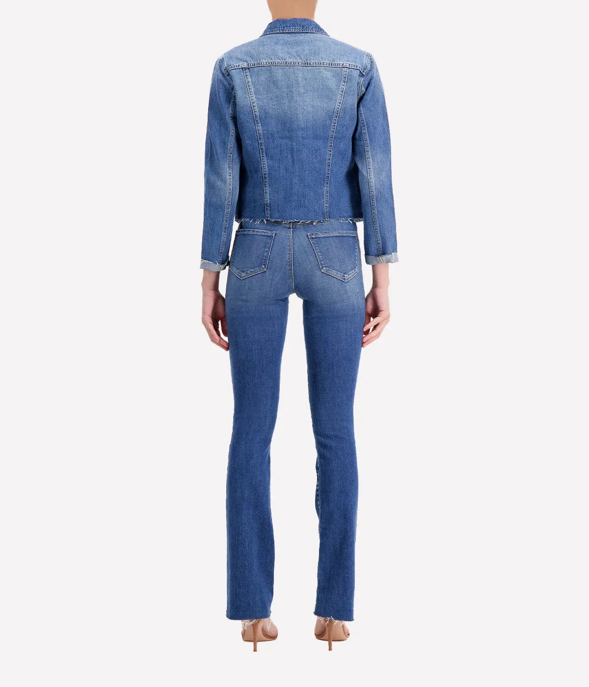 Janelle Slim Raw Jacket in Boyle