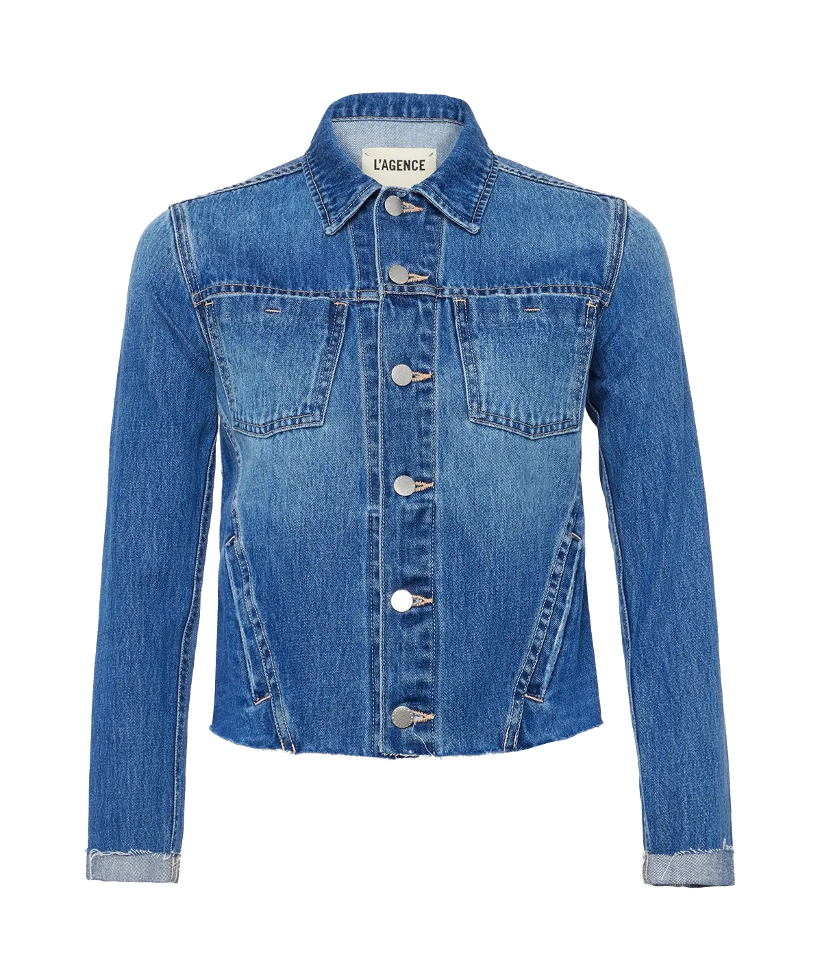 Janelle Slim Raw Jacket in Boyle