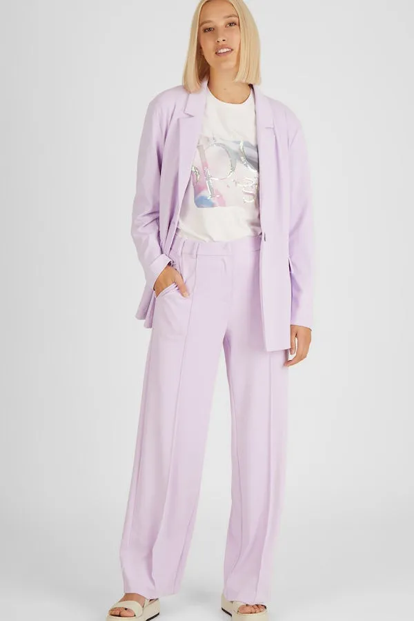 LAVENDER ELEGANT SUIT TROUSERS
