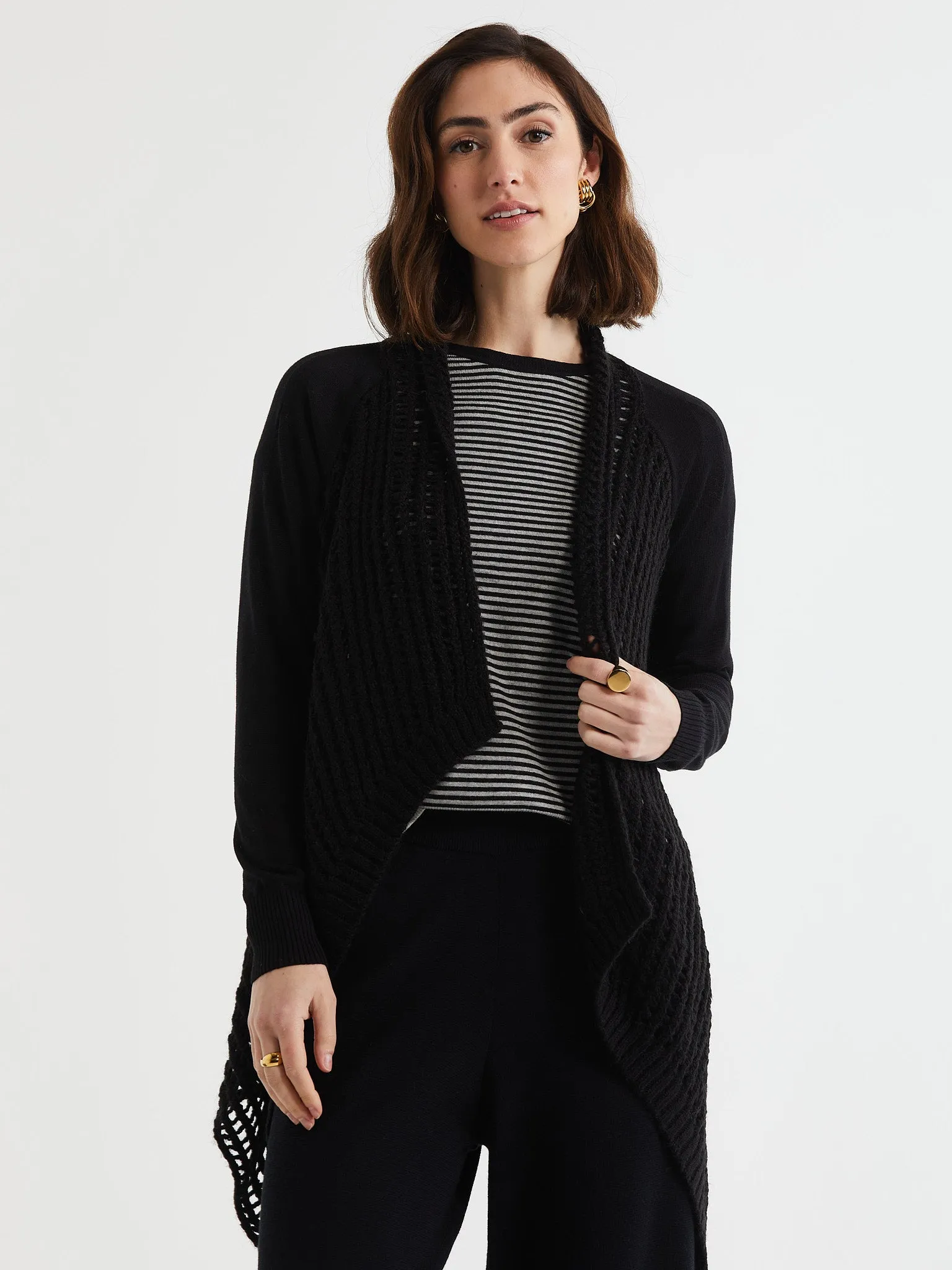 ld   co Lofty Lace Cardigan