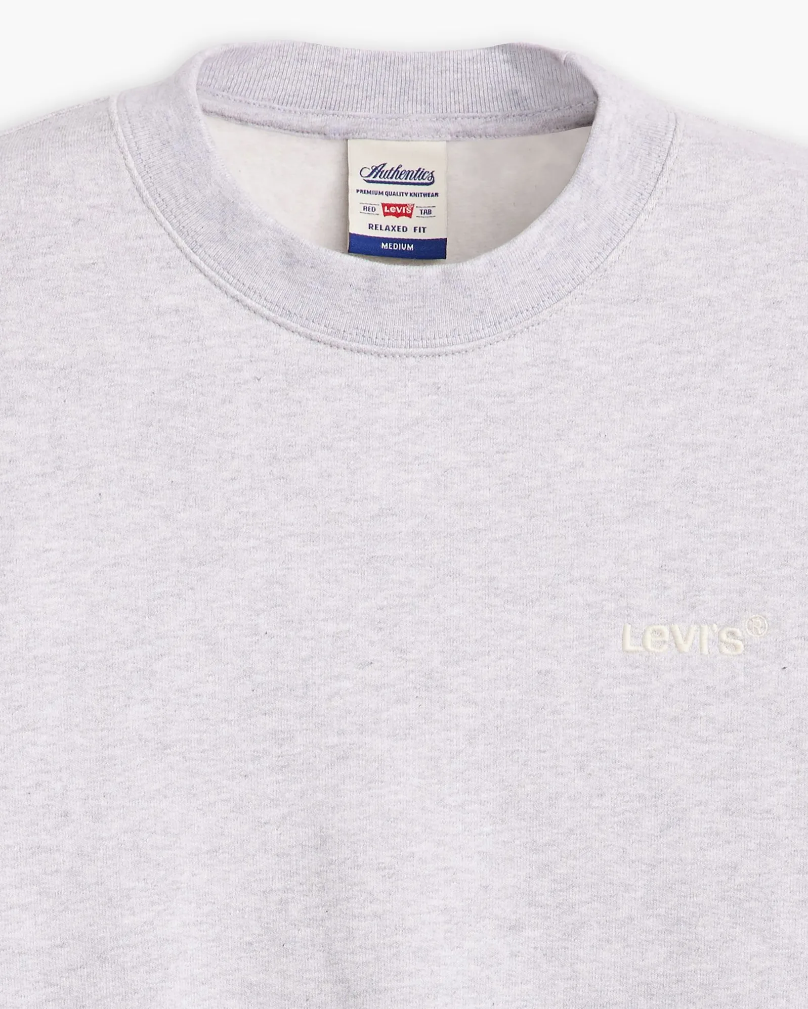 Levi's® Authentic Crew Sweat - Light Grey Heather