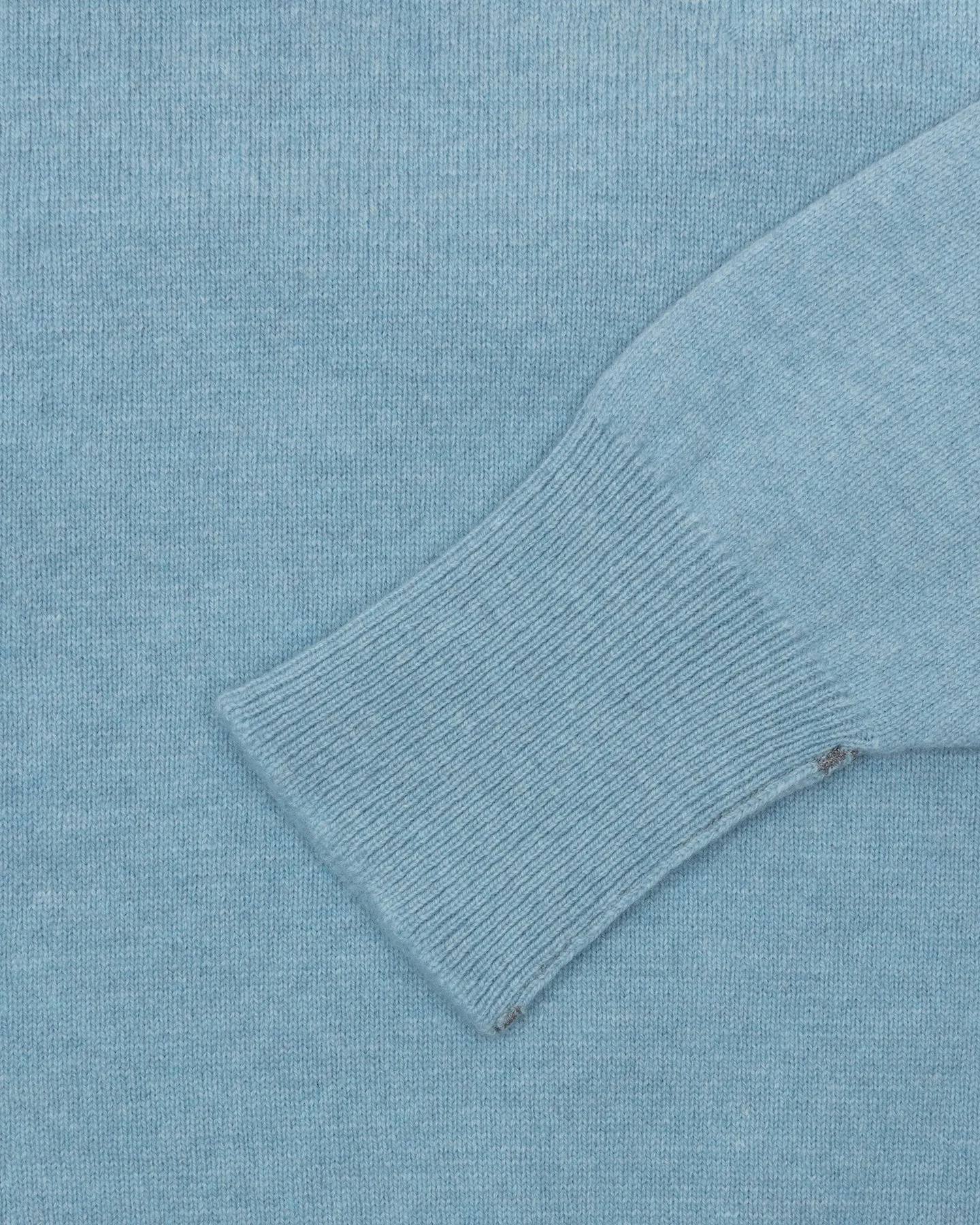 Light Blue Lambswool Crew Neck