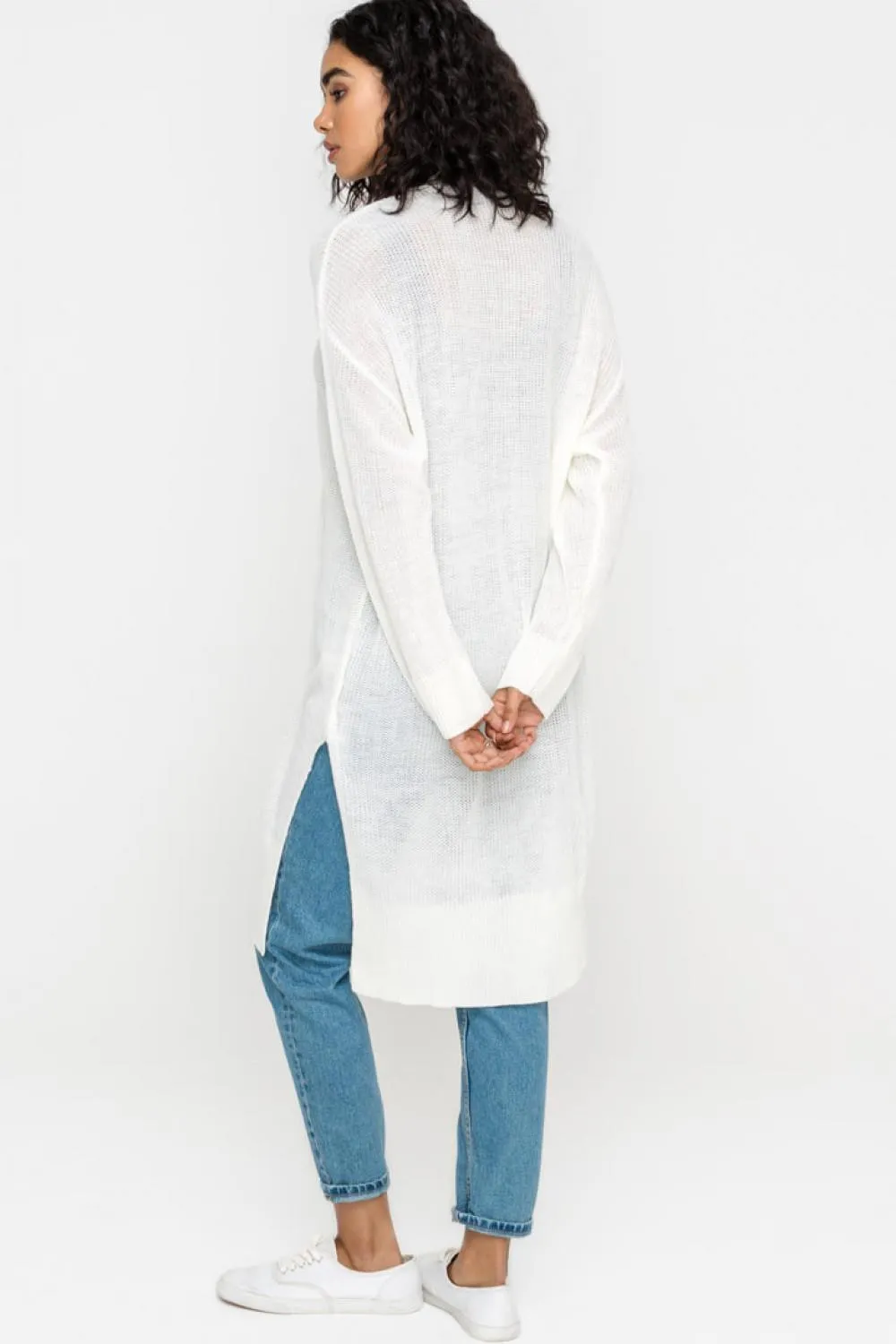 Light Knit Cardigan (Cream)