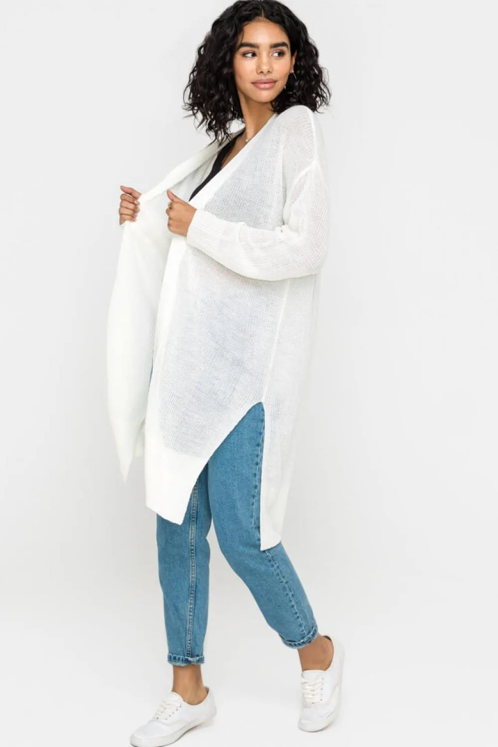 Light Knit Cardigan (Cream)
