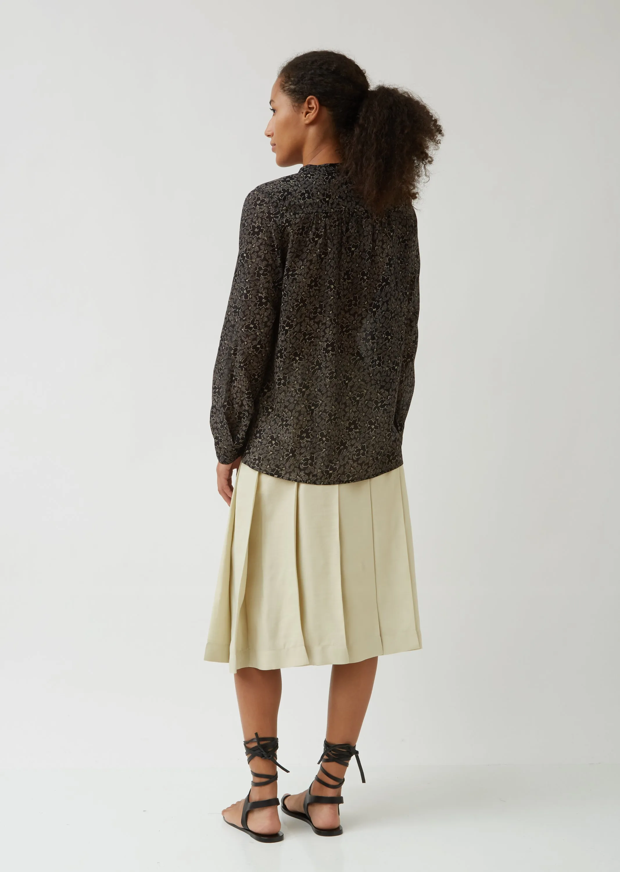 Maria Cotton Henley Blouse