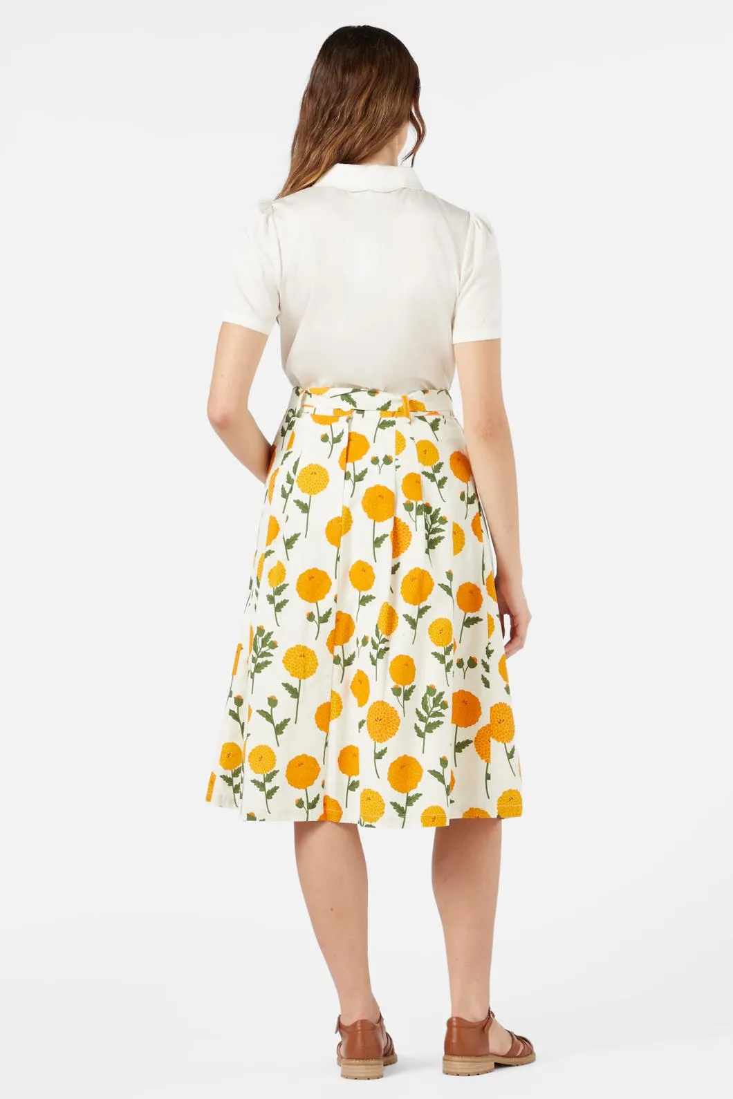 Marie Fleur Midi Skirt