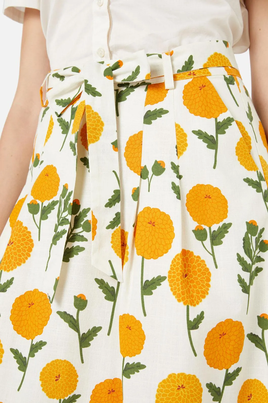Marie Fleur Midi Skirt