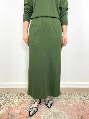 Maxi Skirt w/Pockets in Elm