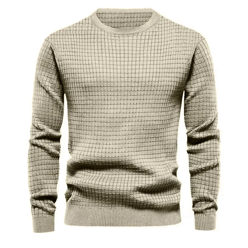 Men's Classic Textured Crewneck Sweater