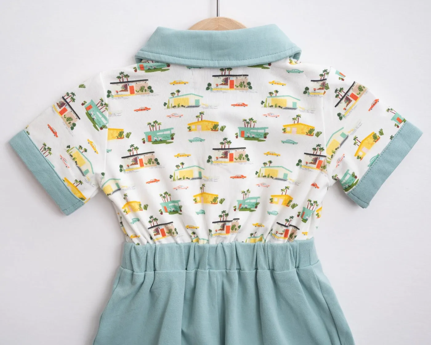 Mid Century Summer Baby And Toddler Boys Romper