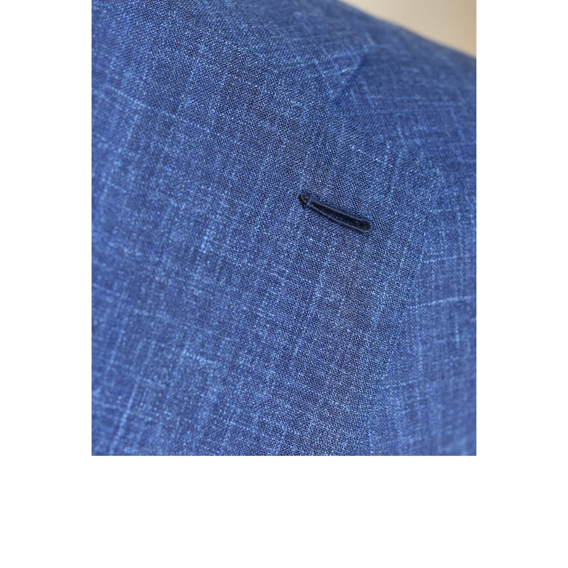 MTO | Orange Label Loro Piana wool/sillk/linen jacket - blue
