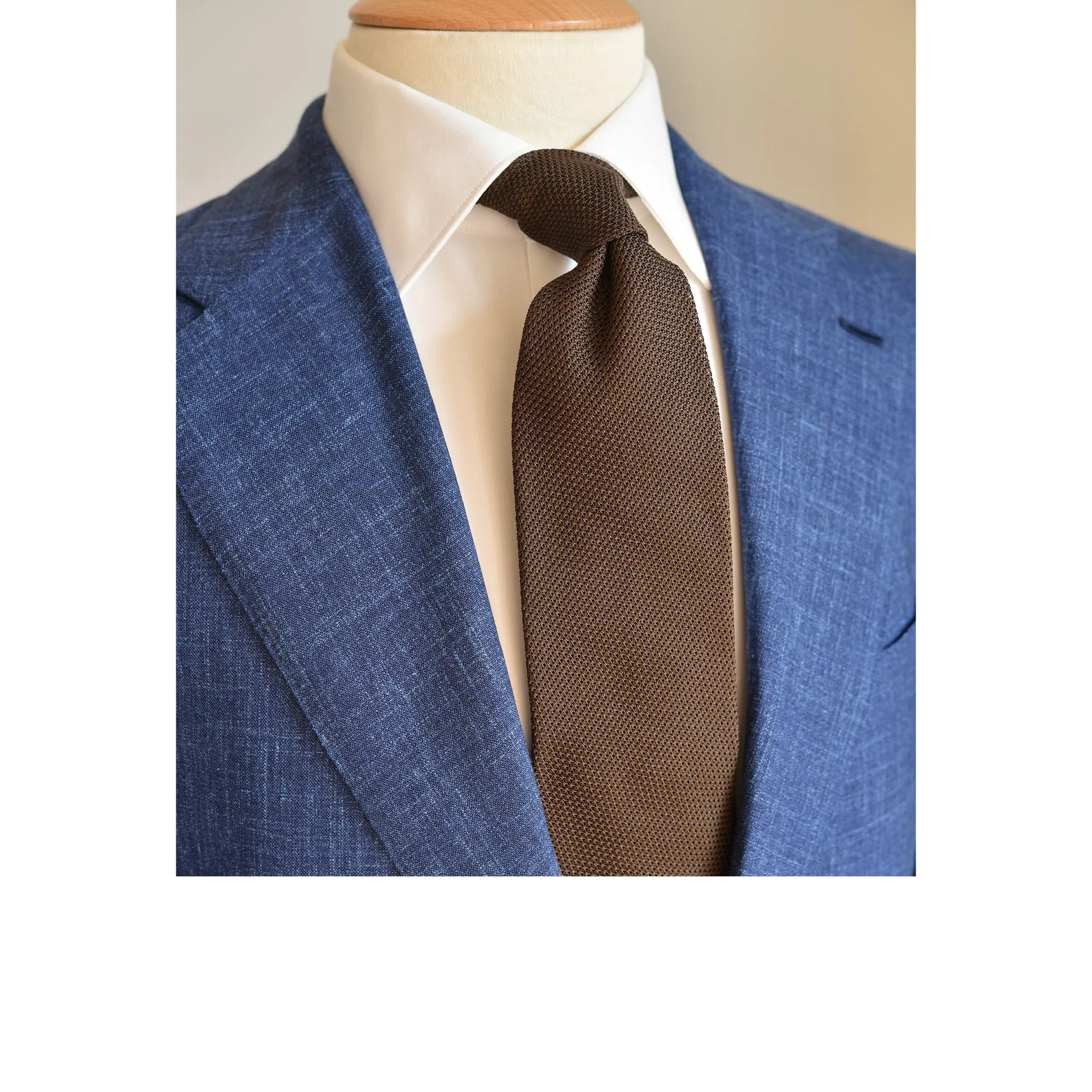 MTO | Orange Label Loro Piana wool/sillk/linen jacket - blue