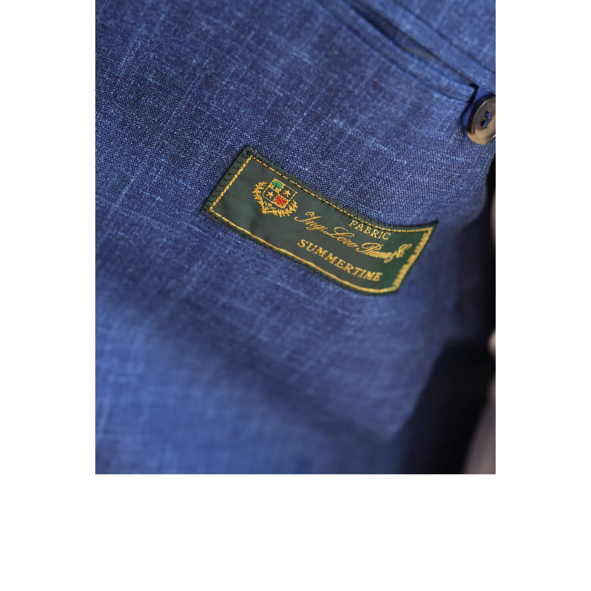 MTO | Orange Label Loro Piana wool/sillk/linen jacket - blue