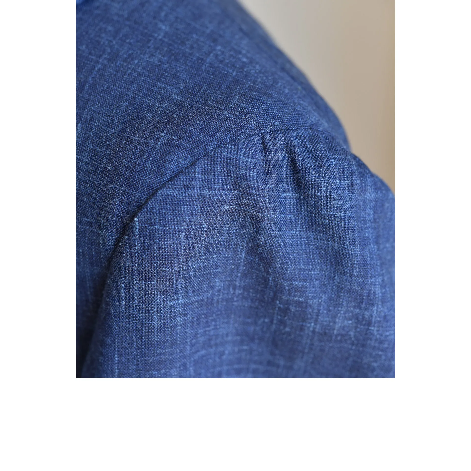 MTO | Orange Label Loro Piana wool/sillk/linen jacket - blue