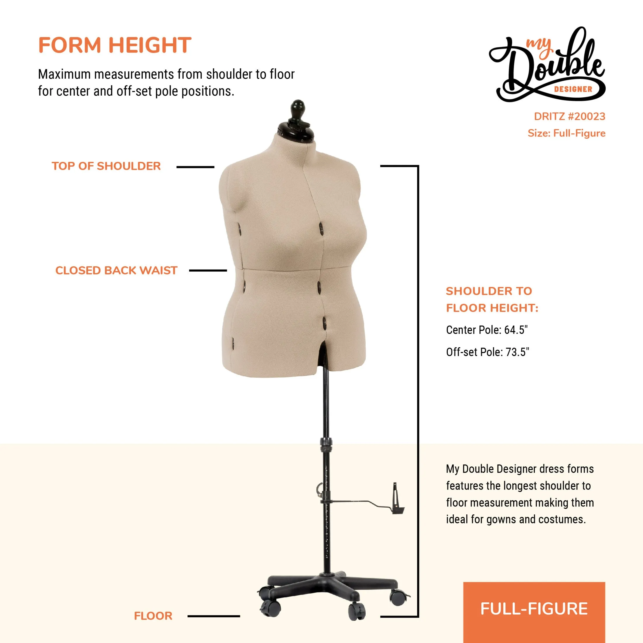 My Double Designer Adjustable Dress Form