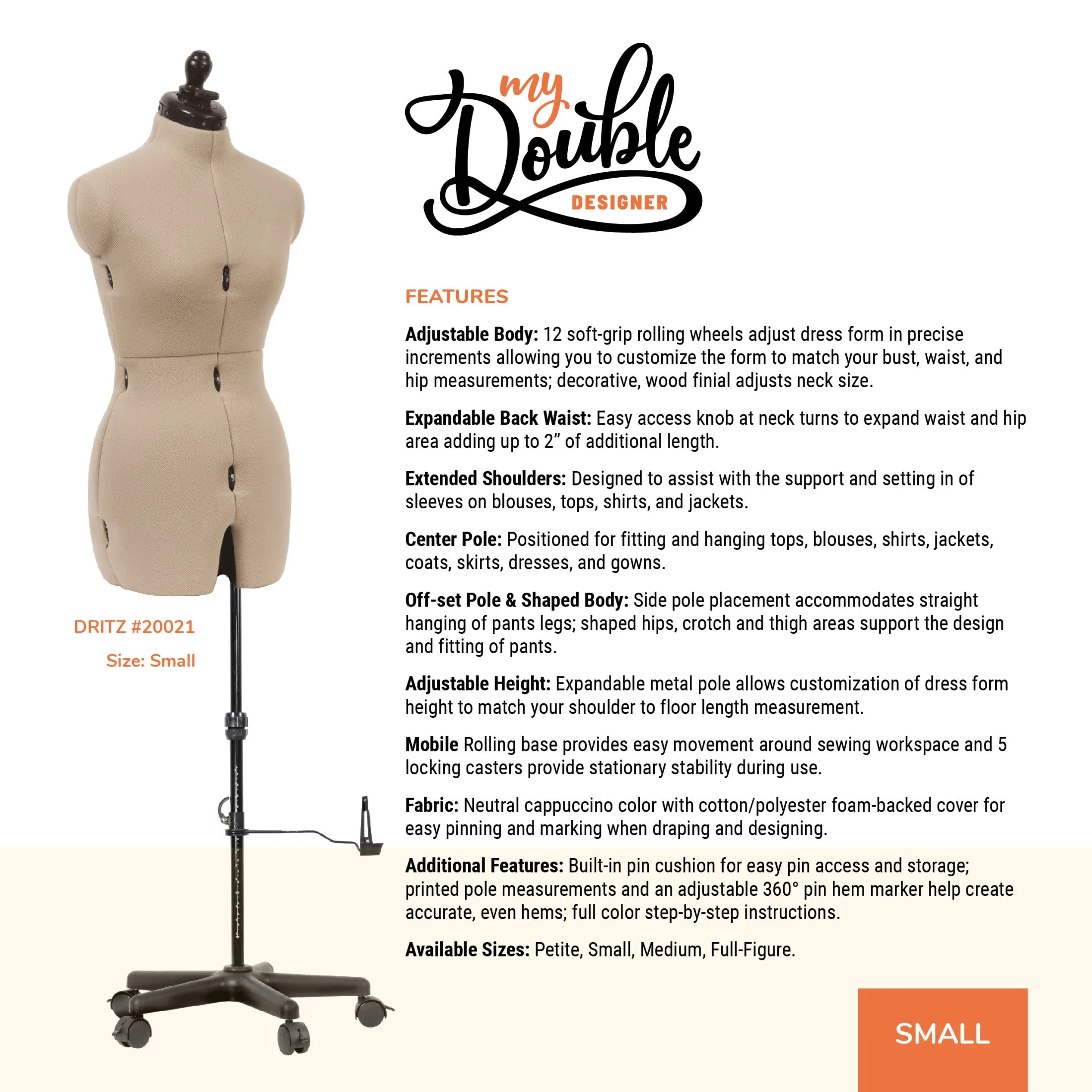 My Double Designer Adjustable Dress Form