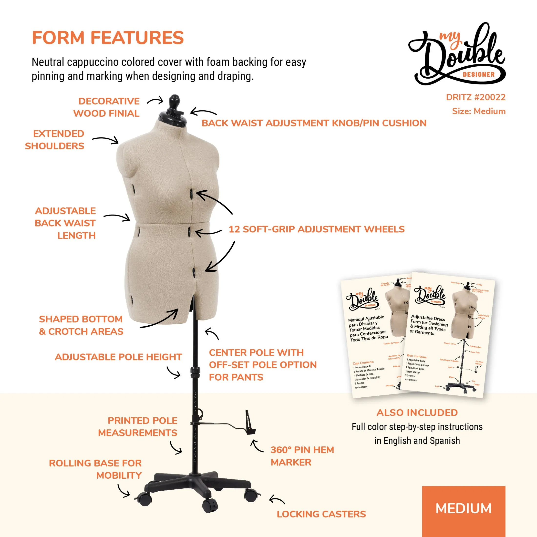 My Double Designer Adjustable Dress Form