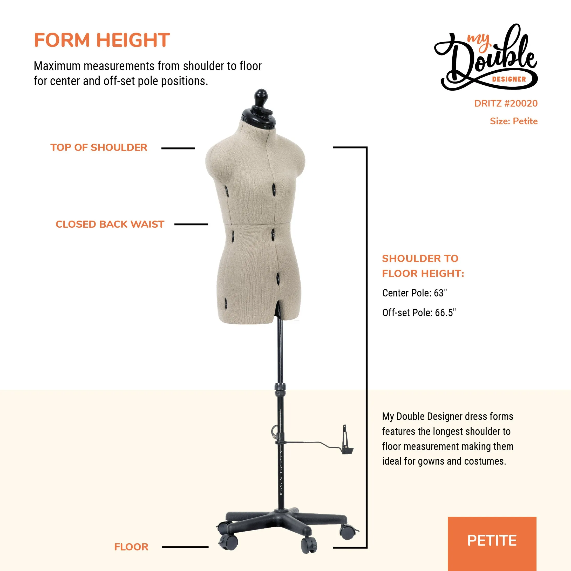 My Double Designer Adjustable Dress Form