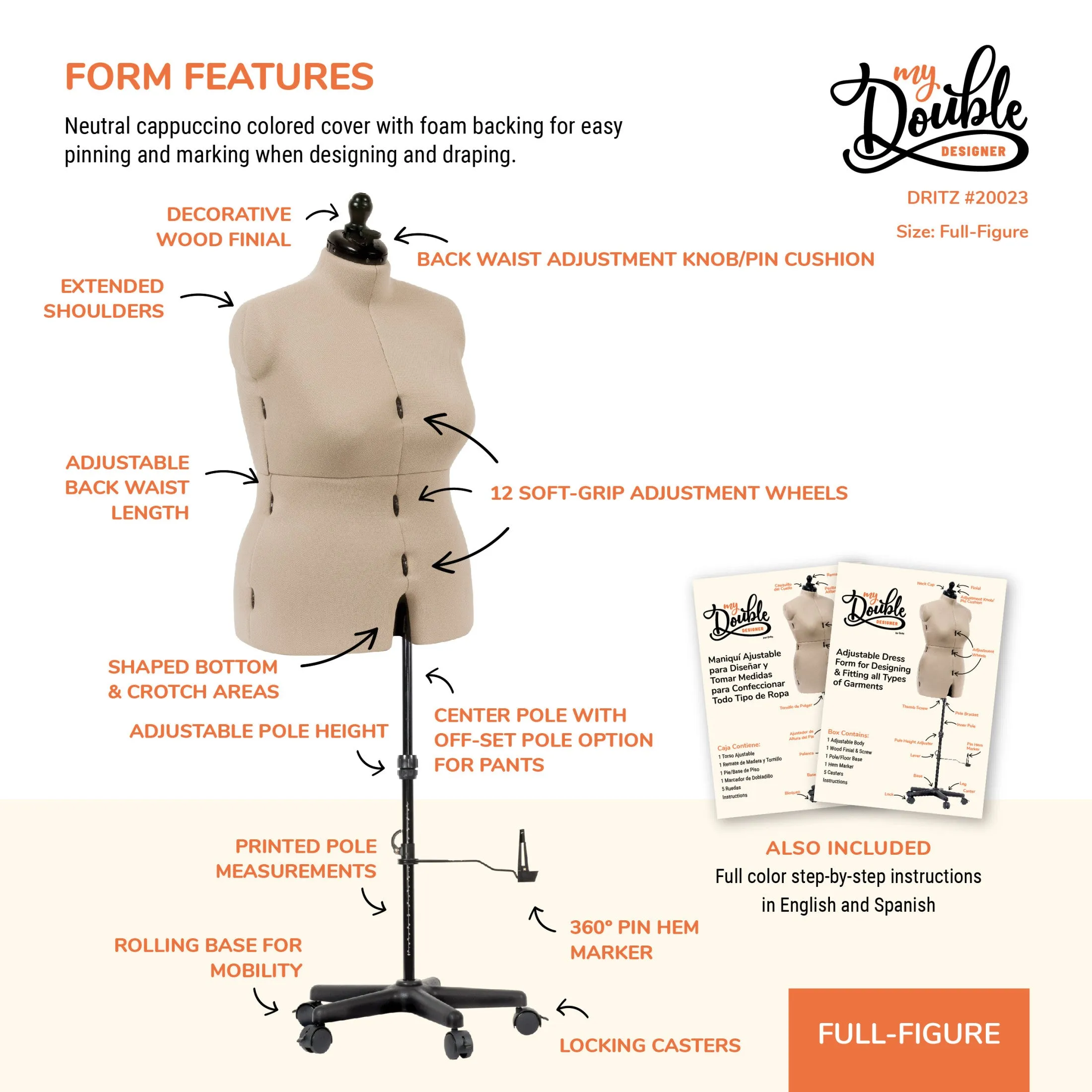 My Double Designer Adjustable Dress Form