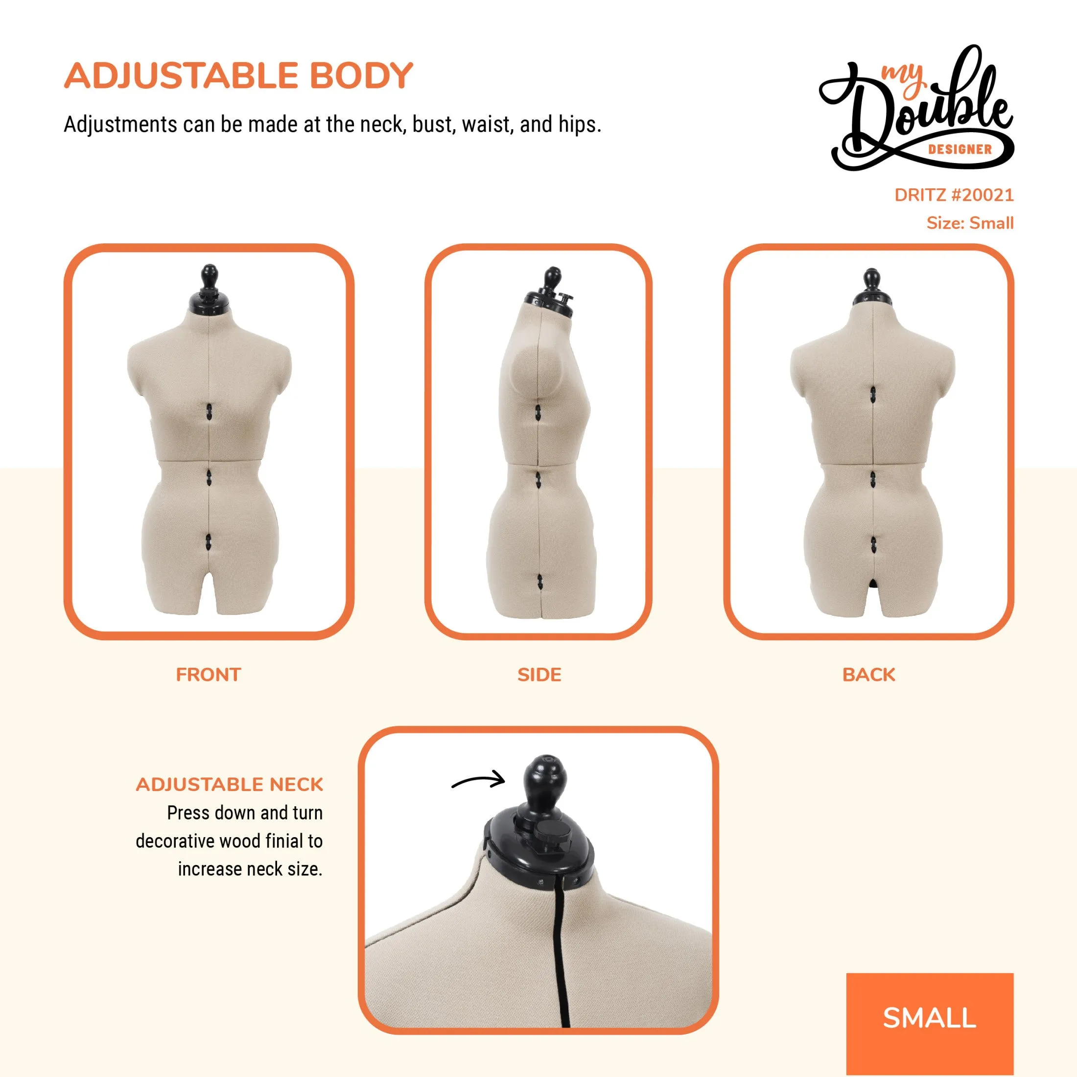 My Double Designer Adjustable Dress Form