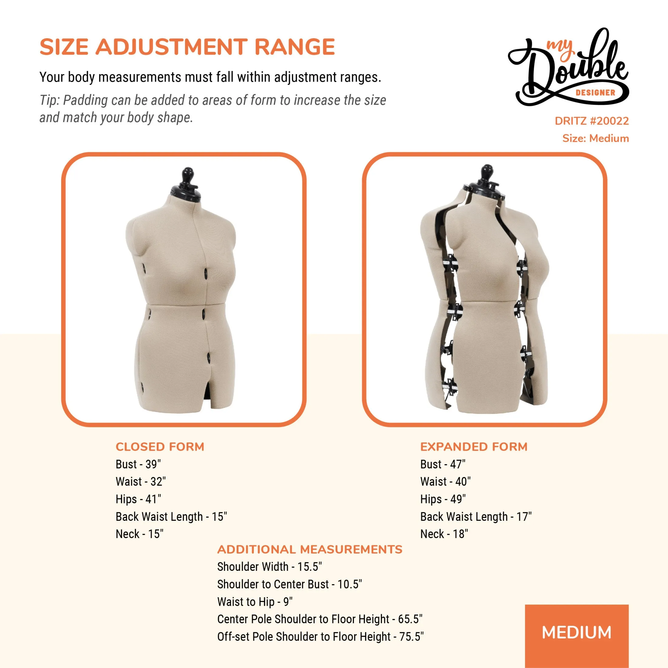 My Double Designer Adjustable Dress Form