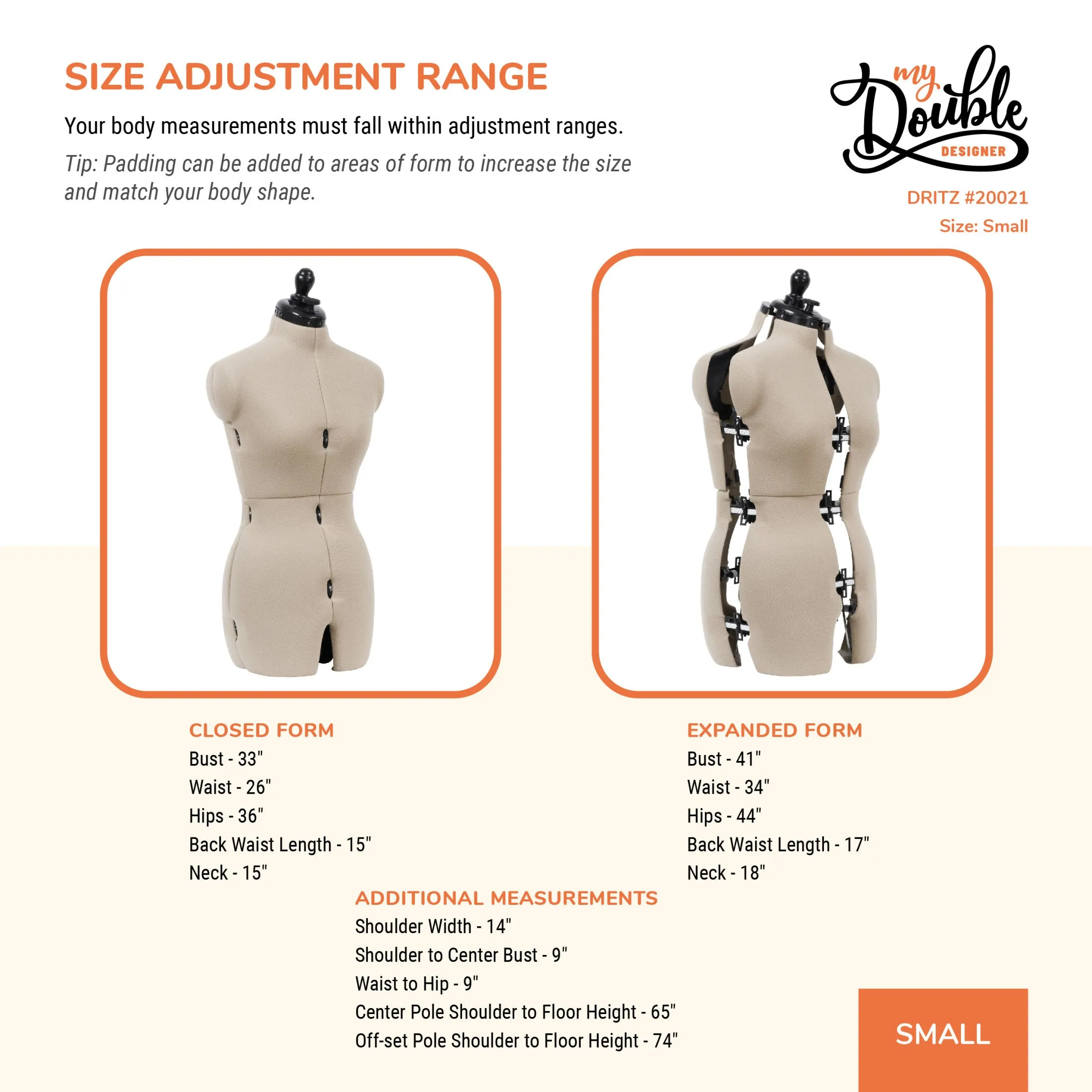 My Double Designer Adjustable Dress Form