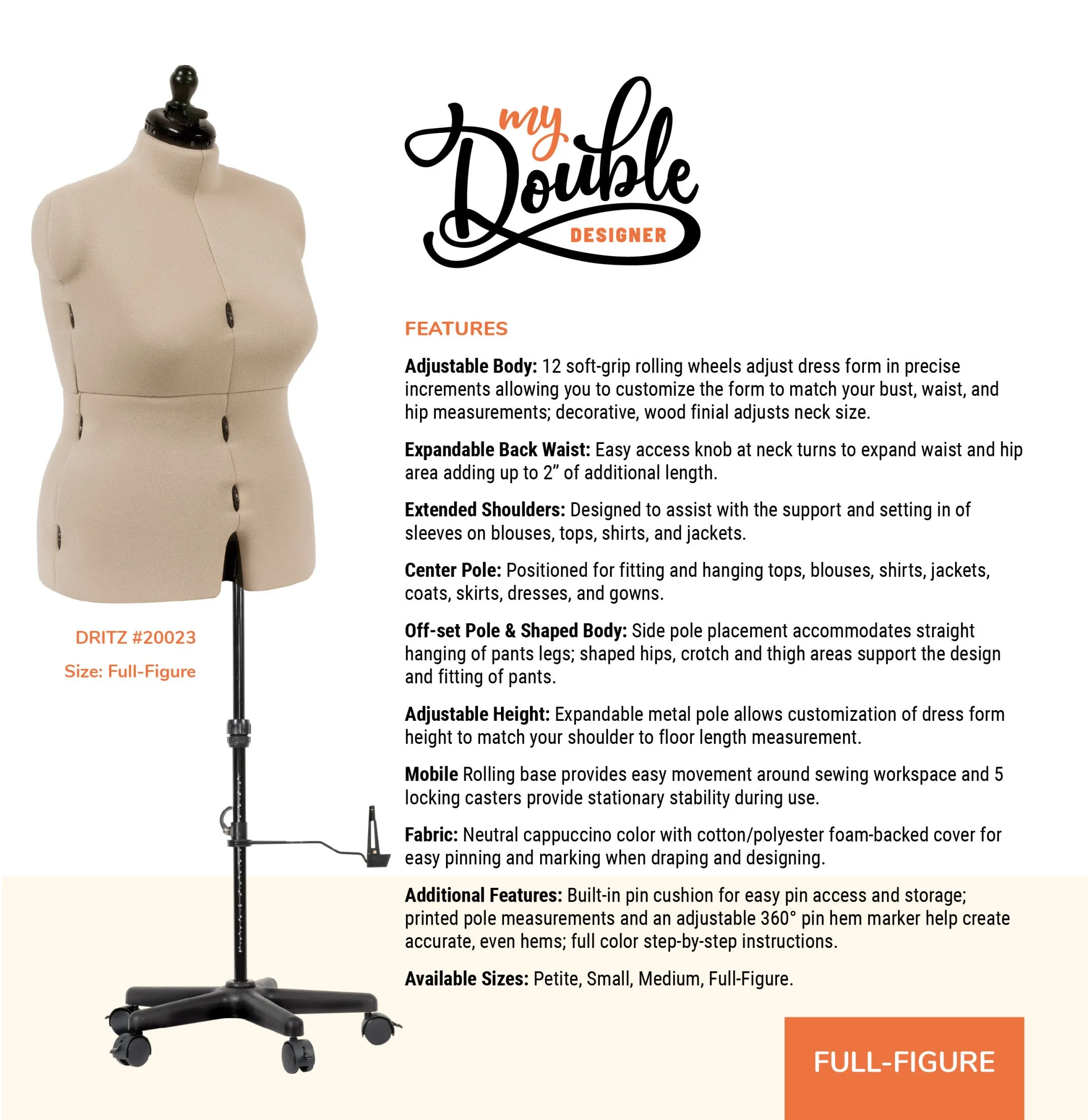 My Double Designer Adjustable Dress Form