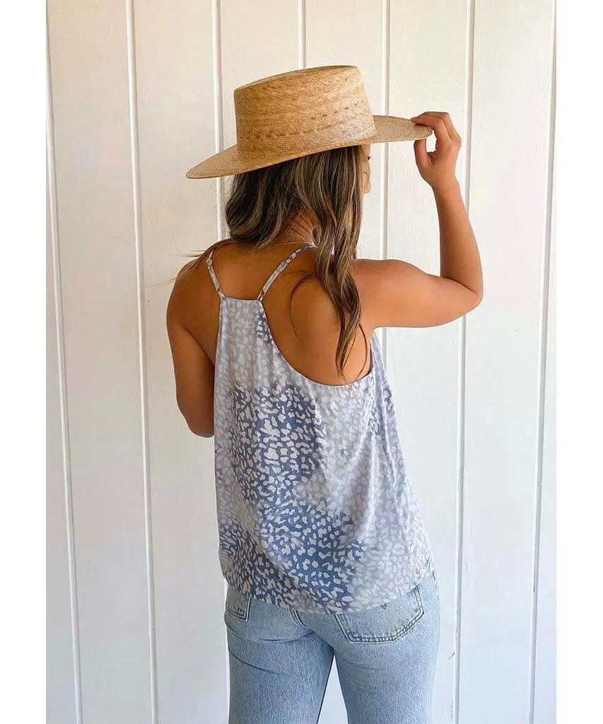 New Moon Button Front Cami