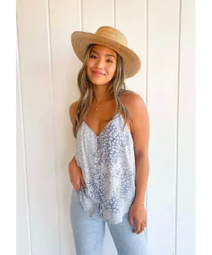 New Moon Button Front Cami