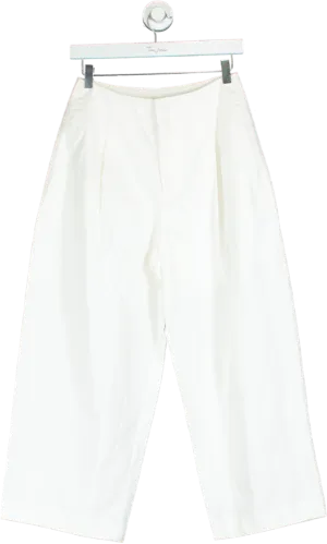 Other Store White Wide Leg Trousers UK M