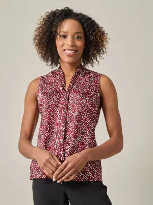 Plus Audrey Blouse, Satin