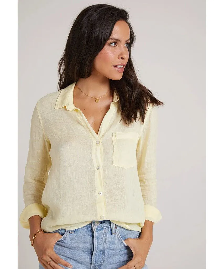 Pocket Linen Button Down Sunlit
