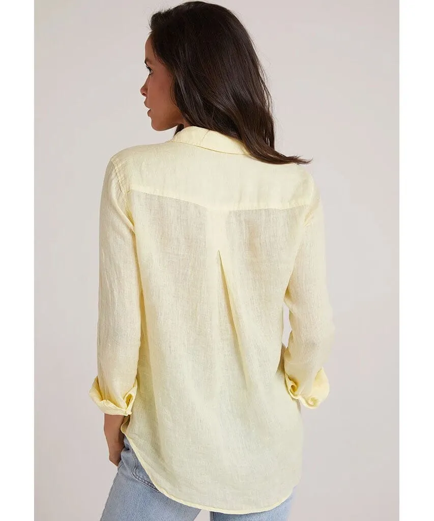 Pocket Linen Button Down Sunlit