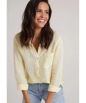 Pocket Linen Button Down Sunlit