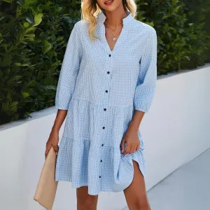 Raquel™ Elegant Shirt Dress