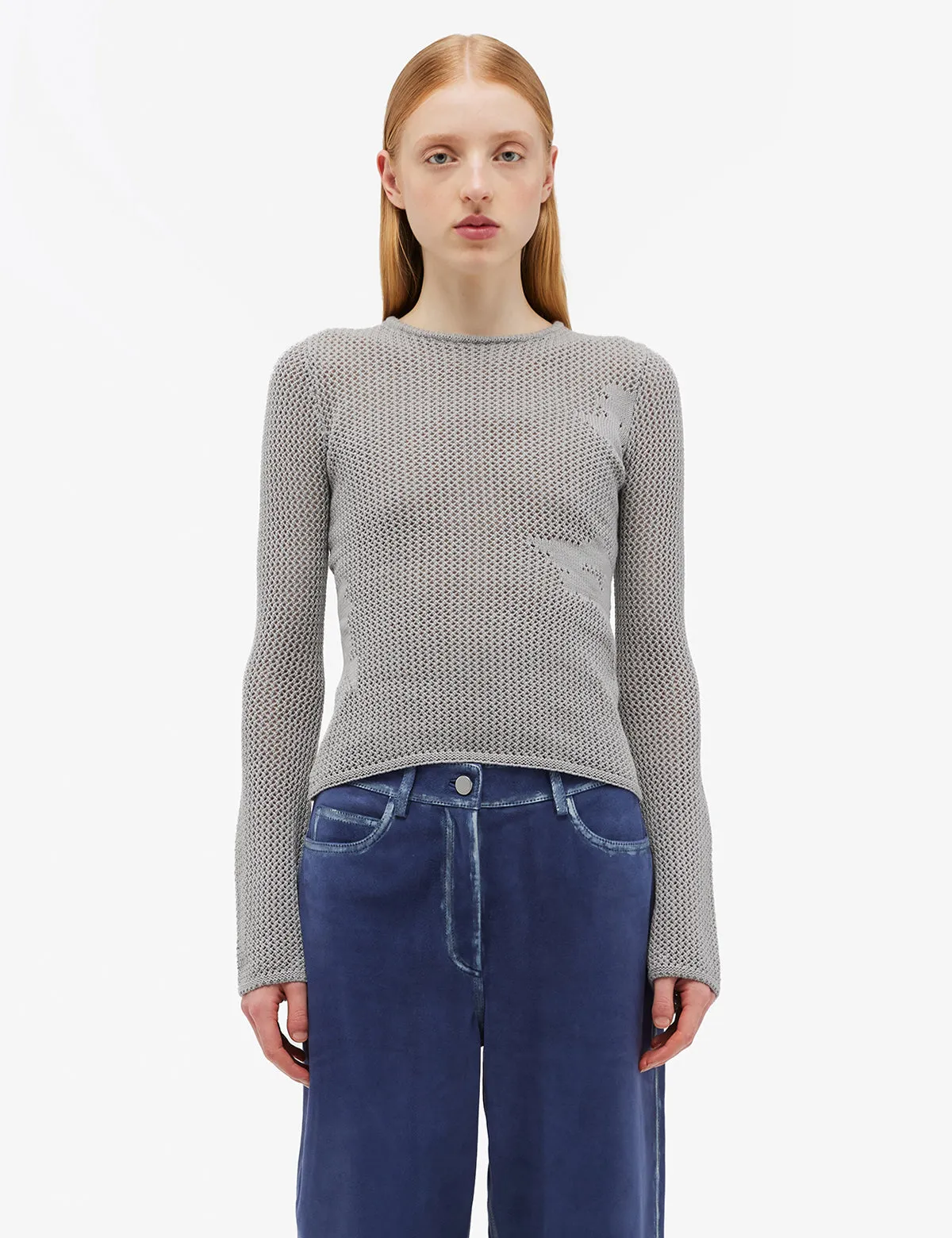 REMAIN Birger Christensen - Knit Lace Long Top