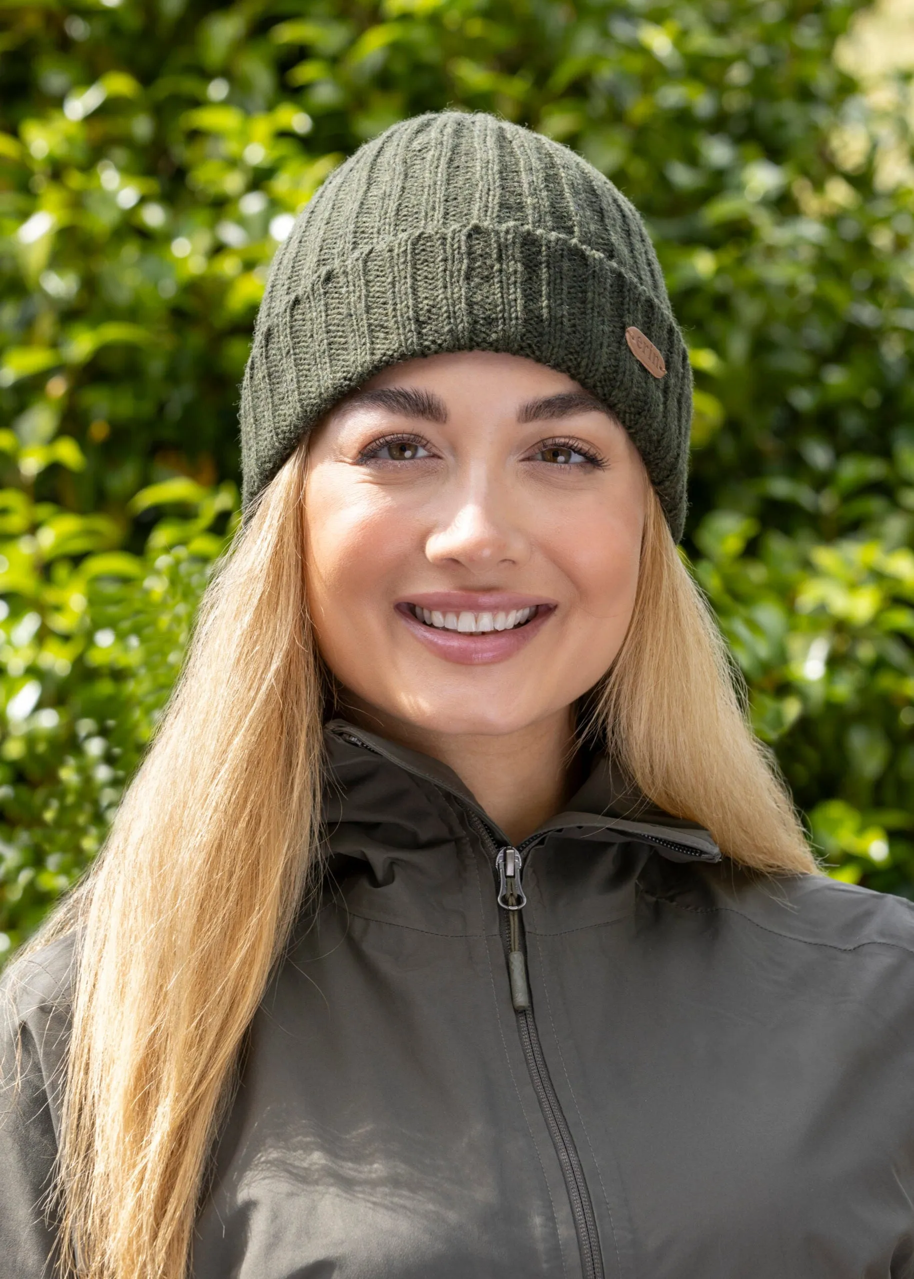 Rib Pullon Hat Turnup | Green