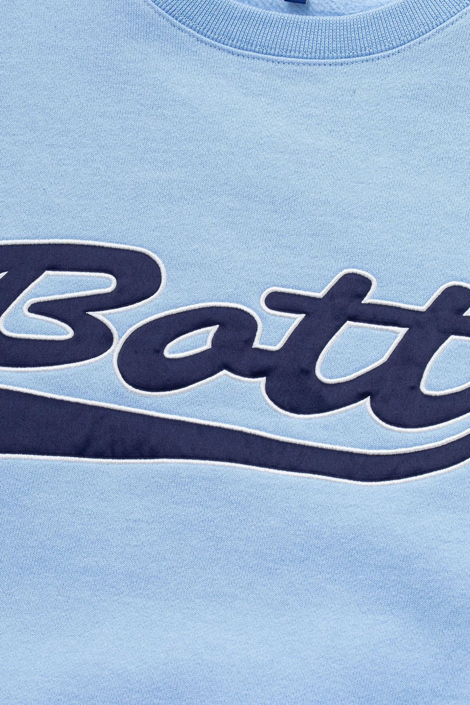 SCRIPT LOGO CREWNECK LIGHT BLUE