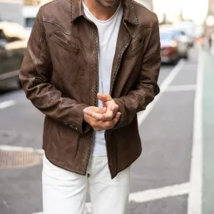 Sedro Leather Jacket (Brown)
