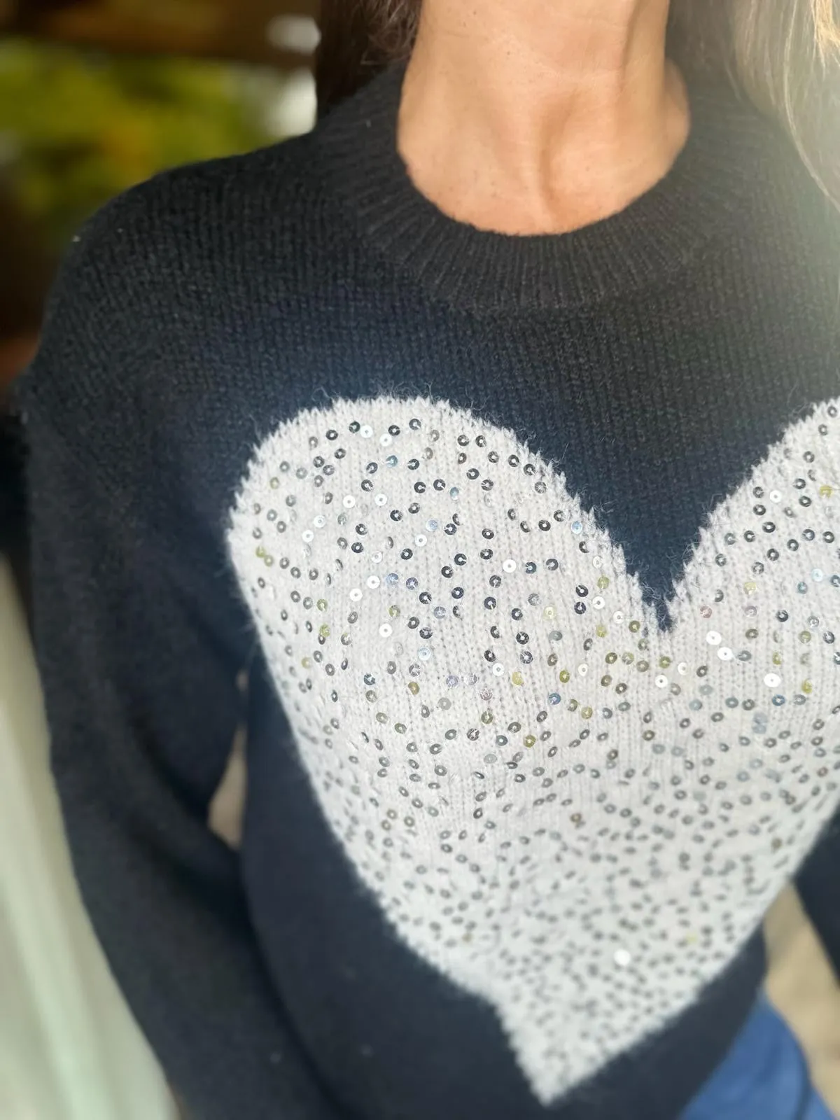 Smitten Knit Black/Ecru