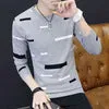 spring Autumn Winter Mens Sweaters Fashion Warm Sports Knitted Turtleneck Sweatshirt Mens Slim Fit Business Pullovers Clothing