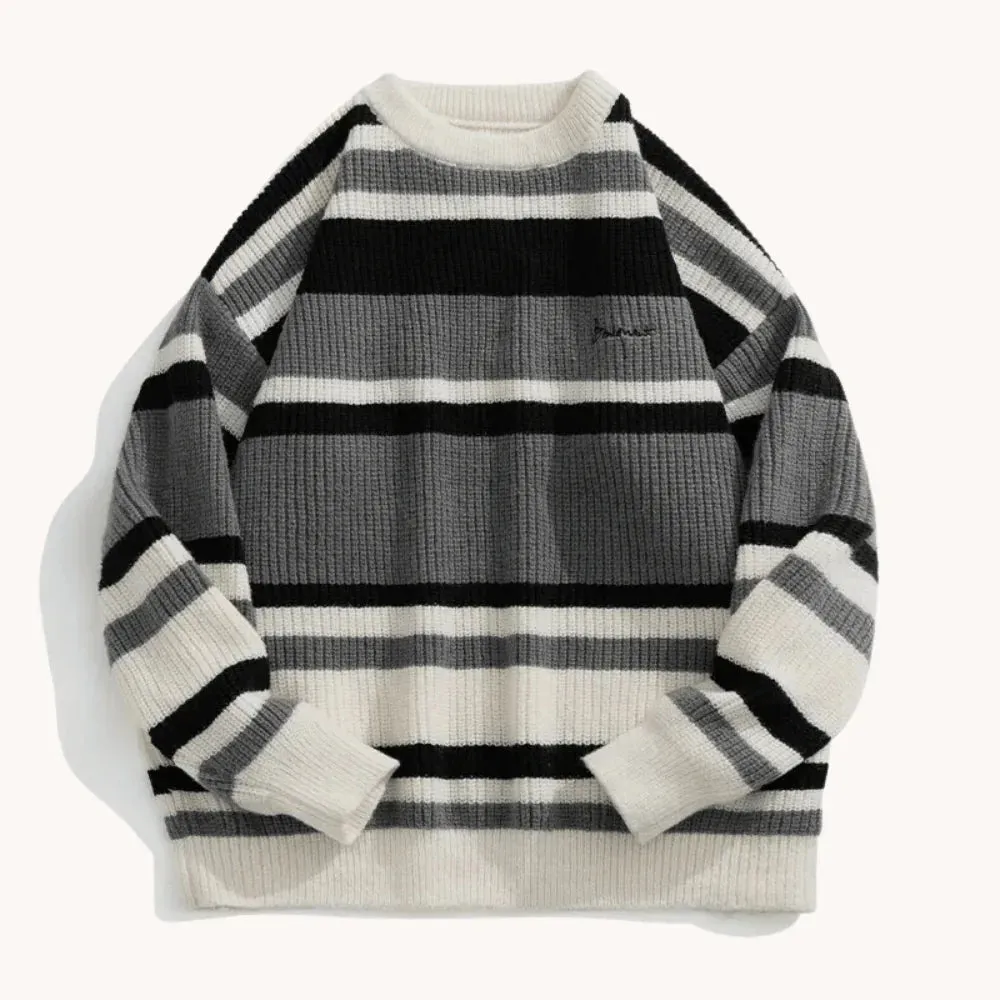 Stripe Knitwear Sweater