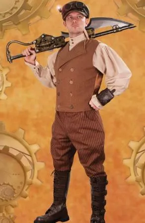 Striped Jodphur Style Pants