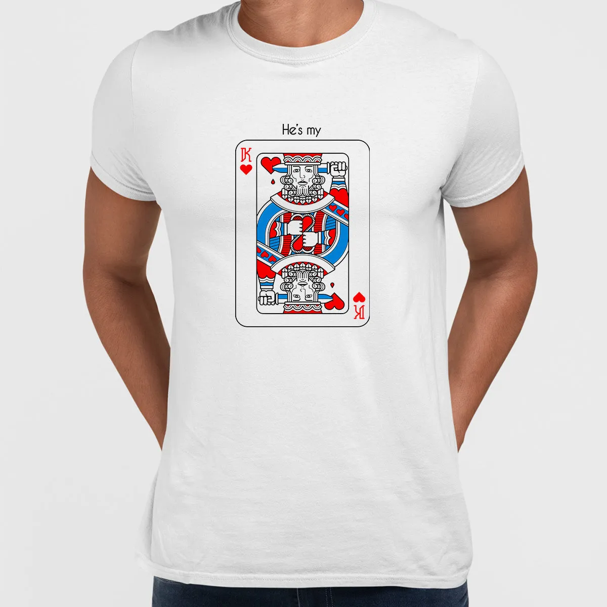 The King Playing Cards Valentine Tees edition