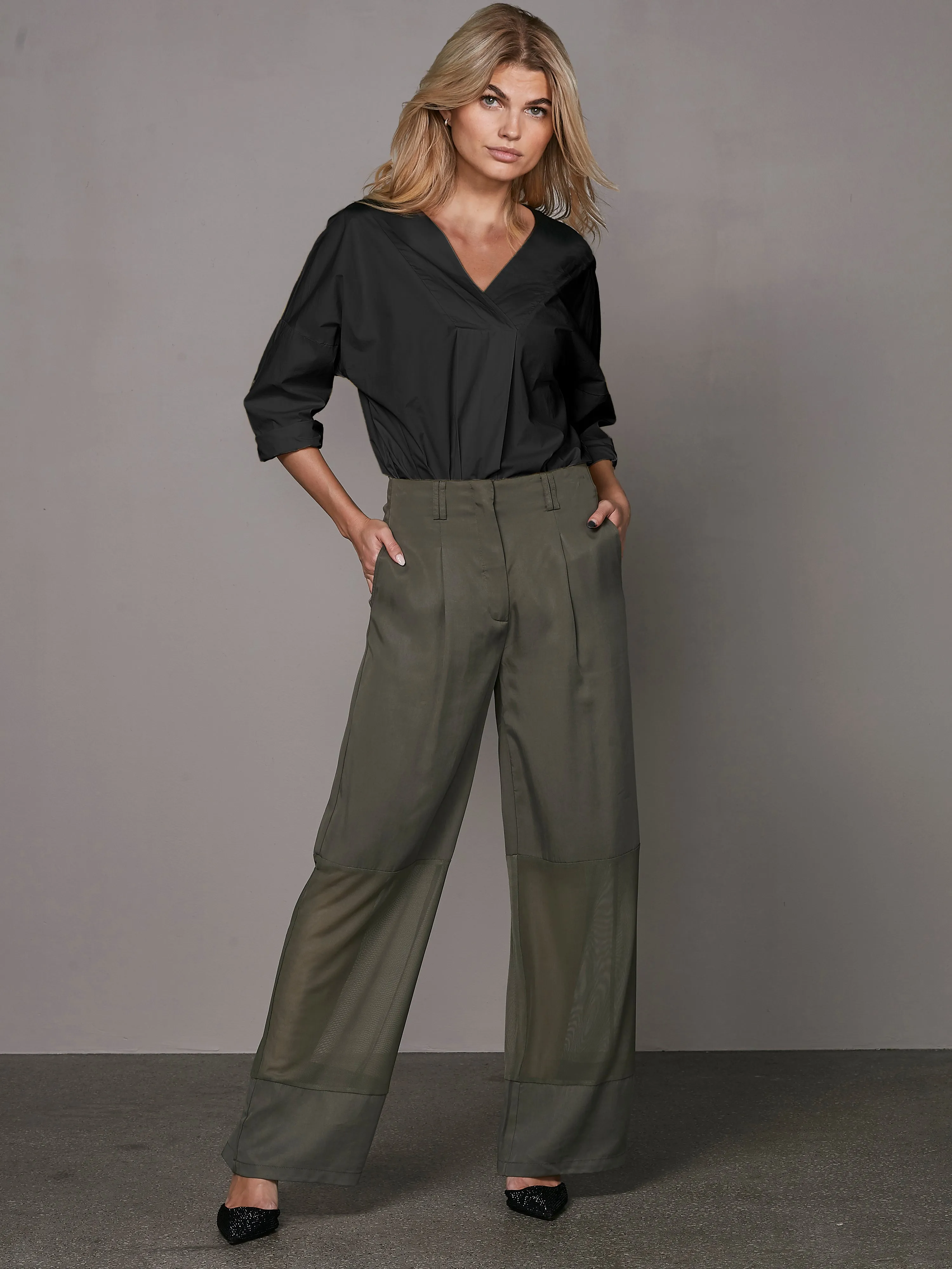 YRJA trousers - Olive