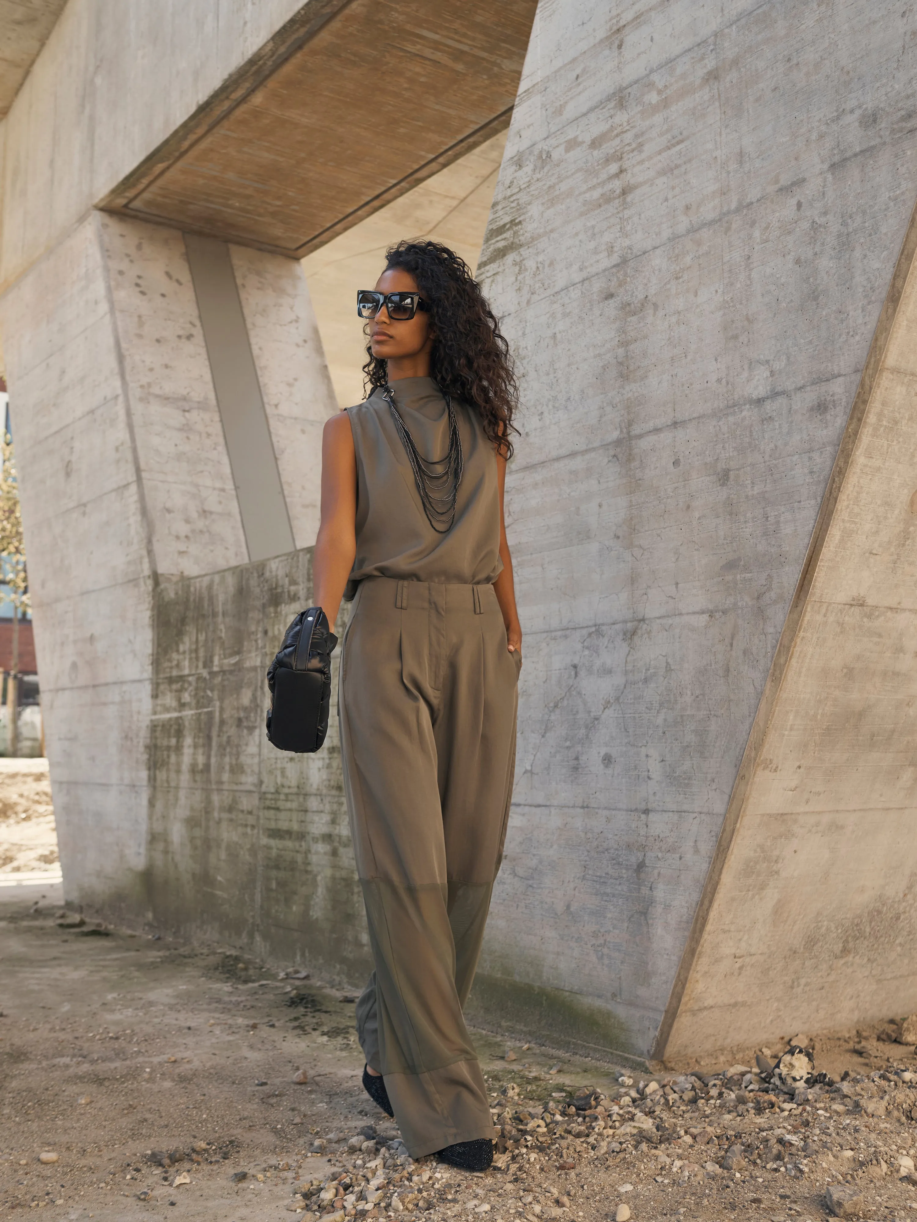 YRJA trousers - Olive