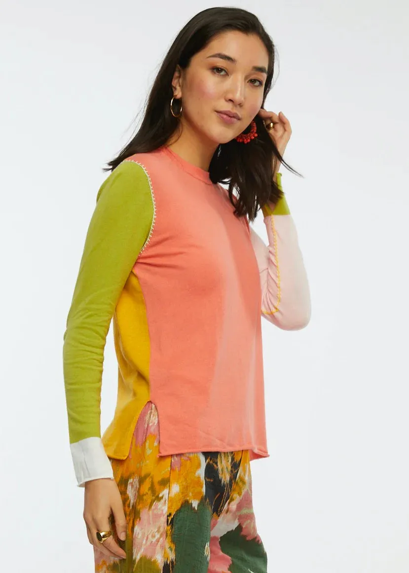 ZP6437u Colour Block Sweater